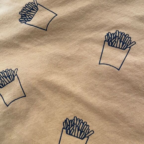 COPY - FRENCH PASTRY • french fry yellow crop top - Picture 4 of 6